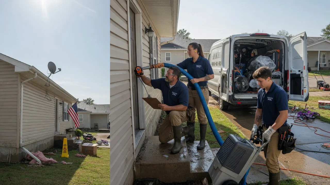 Ceiling Water Damage Restoration in Huffman, TX near me